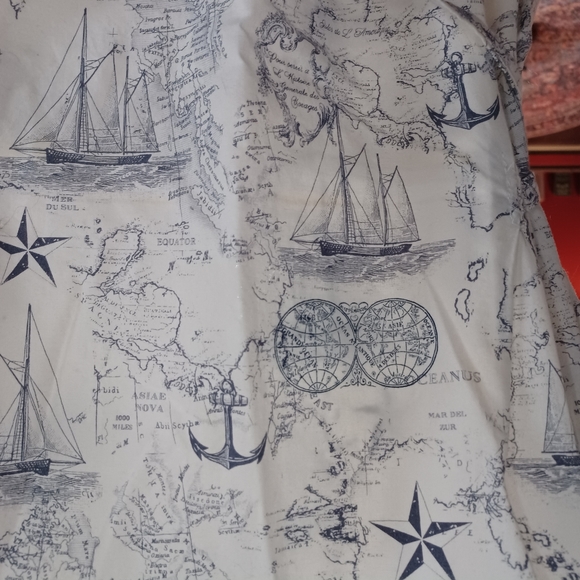 Travel Dress with ships and map print - Picture 6 of 6
